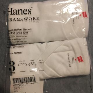 フレームワーク(FRAMeWORK)のにじこにじお様専用★新品！FRAMeWORKS別注Hanes パックTシャツ(Tシャツ(半袖/袖なし))