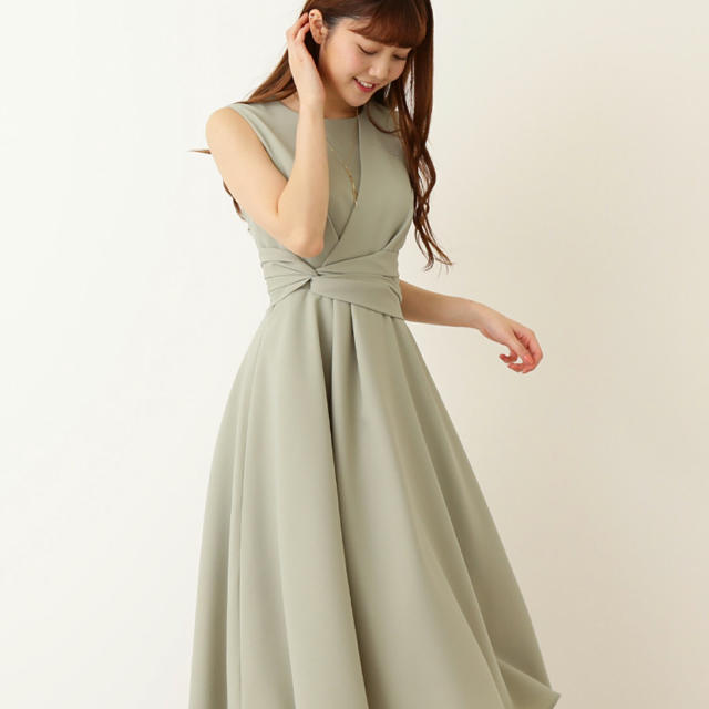 N.Natural beauty basic(エヌナチュラルビューティーベーシック)のドレス  レディースのフォーマル/ドレス(ミディアムドレス)の商品写真