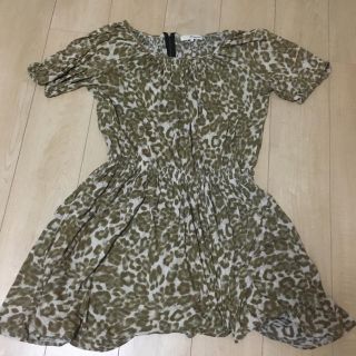 ティヤマイパリ(t.yamai paris)のt.yamai paris ヒョウ柄 ワンピース チュニック(ミニワンピース)