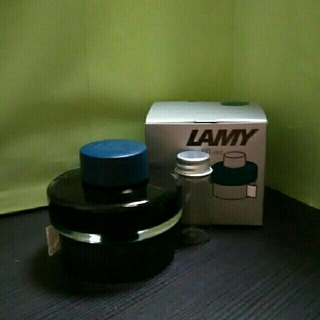 ラミー(LAMY)のLAMY　2017限定インク　ペトロール　銀蓋ガラス瓶　小分け　10ml(ペン/マーカー)