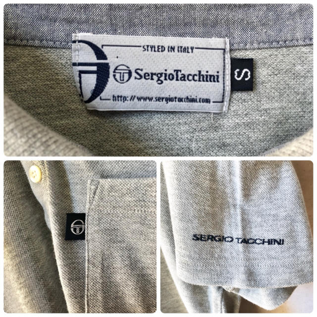 Sergio Tacchini(セルジオタッキーニ)の【激レア】 セルジオタッキーニ ポロシャツ  ワンポイントロゴ シンプル 無地 メンズのトップス(ポロシャツ)の商品写真