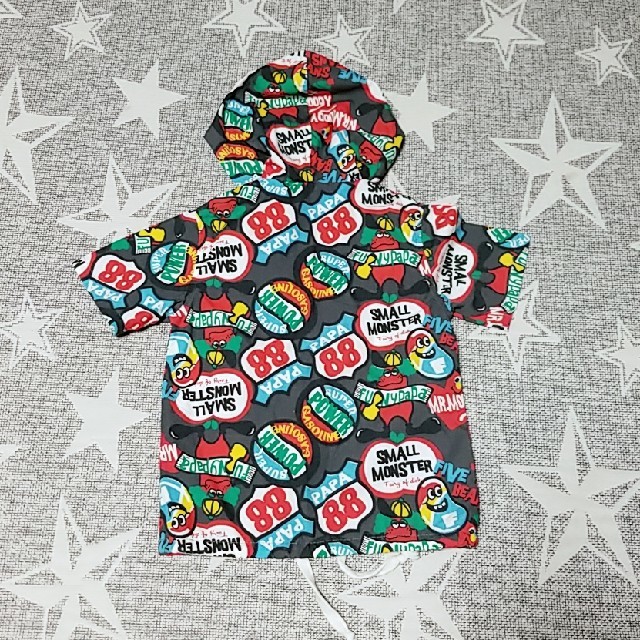 ジェリービーンズキャラの半袖パーカー キッズ/ベビー/マタニティのキッズ服男の子用(90cm~)(ジャケット/上着)の商品写真