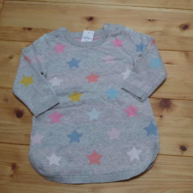 babyGAP(ベビーギャップ)の新品　babygap ニットワンピース80 キッズ/ベビー/マタニティのベビー服(~85cm)(ワンピース)の商品写真