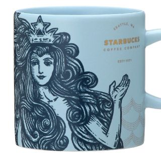 スターバックスコーヒー(Starbucks Coffee)のアニバーサリー2018マグブルーサイレン237ml(グラス/カップ)