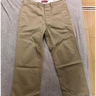 シュプリーム(Supreme)のSupreme cotton pants チノパン W34(チノパン)