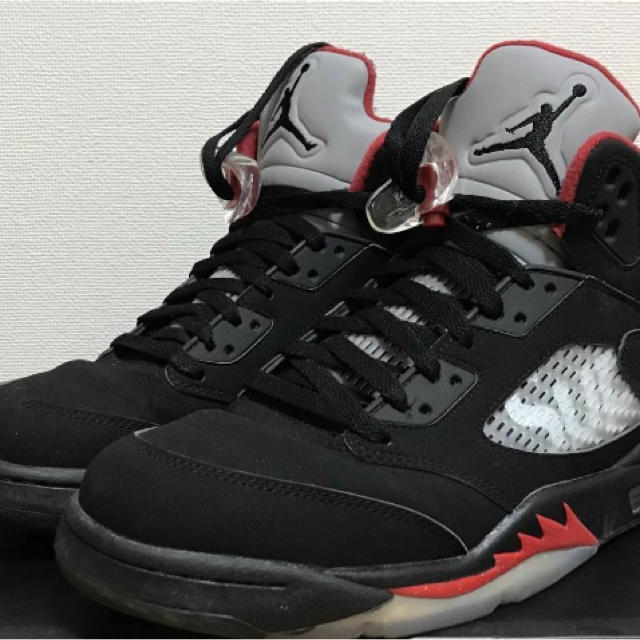 Supreme NIKE AIR JORDAN 5 エアジョーダンBlackサイズ