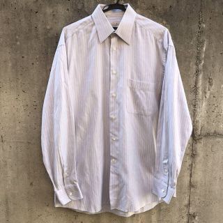 エルメネジルドゼニア(Ermenegildo Zegna)のエルメネジルドゼニア ストライプ柄シャツ/ドレス/ビジネス(シャツ)