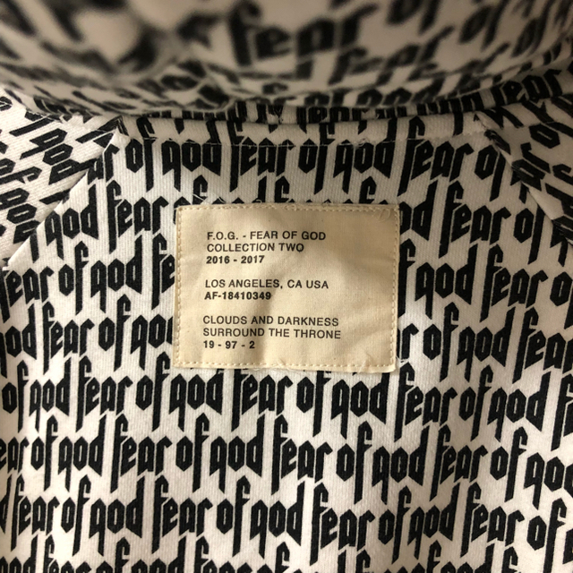 低価格安 FEAR OF GOD - fog printed pullover hoodie 総柄パーカーの ...