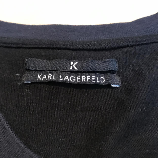 Karl Lagerfeld(カールラガーフェルド)のKARL LAGERFELD フェイスプリントTシャツ メンズのトップス(Tシャツ/カットソー(半袖/袖なし))の商品写真