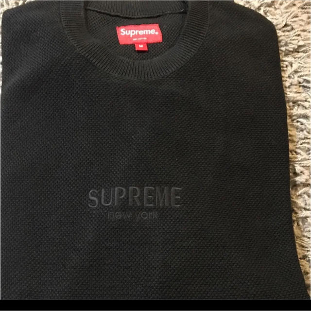 Supreme(シュプリーム)のbro様専用 Supreme 2018A/W Pique Crewneck メンズのトップス(ニット/セーター)の商品写真