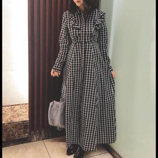 ZARA - 完売品 ザラ チェック フリル シャツ ワンピ Aライン ドレス ...