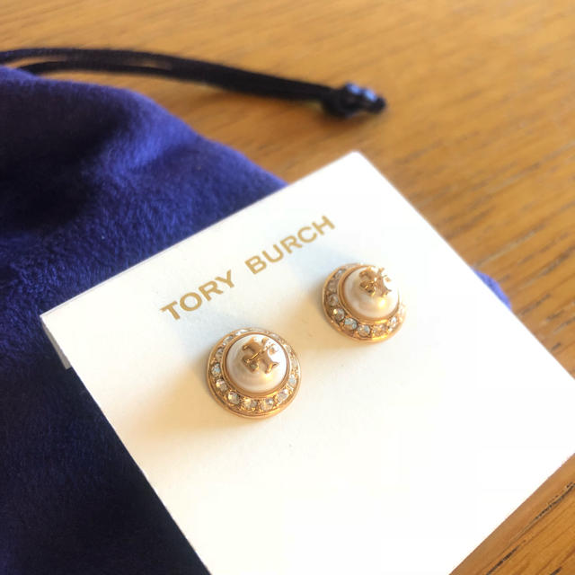 ピアス【sale】tory burch 新品 ピアス パール