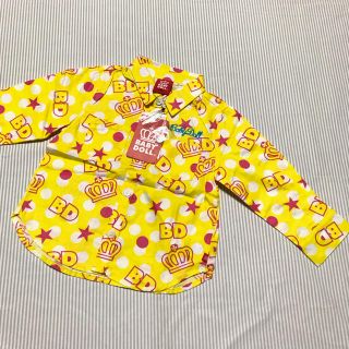 ベビードール(BABYDOLL)の☆新品☆ベビードール 長袖シャツ 90cm イエロー(Tシャツ/カットソー)