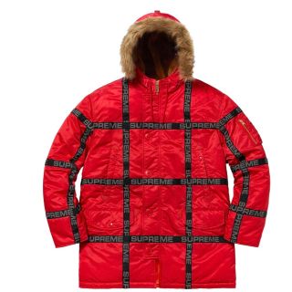 シュプリーム(Supreme)の定価以下Supreme Logo Tape N-3B Parka / L(ミリタリージャケット)