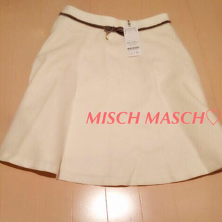 ミッシュマッシュ(MISCH MASCH)のミニリボンフレアスカート♡新品タグ付き(ミニスカート)