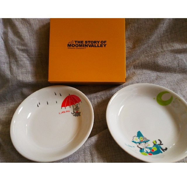 ムーミン パスタ カレー皿 2枚セット インテリア/住まい/日用品のキッチン/食器(食器)の商品写真