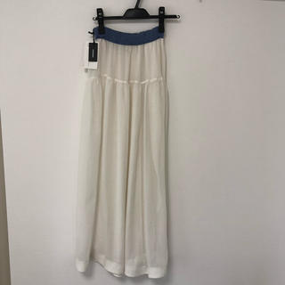 ディーゼル(DIESEL)のDiesel タグ付き透け感のあるロングスカート(ロングスカート)
