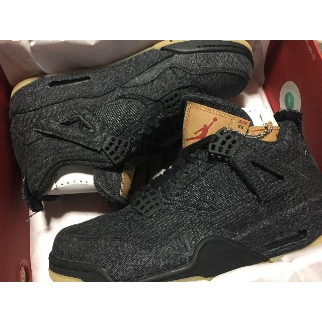 Levi’s x Air Jordan 4 Black/Black