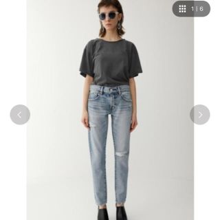 マウジー(moussy)のマウジー クラッシュテーパード デニム(デニム/ジーンズ)