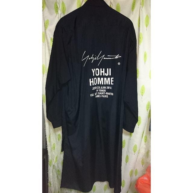 Yohji Yamamoto - スタッフシャツ 黒単色 18ss　【極美品・付属品有り】