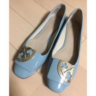 トリーバーチ(Tory Burch)の【かめこ様専用】再再値下げ！！トリーバーチ 水色パンプス(ハイヒール/パンプス)