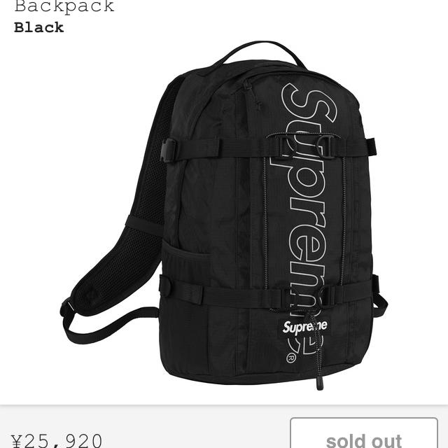 Supreme - 18FW Supreme BackPackの+imagenytextiles.com