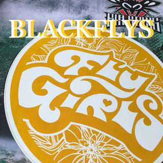 ブラックフライズ(BLACK FLYS)のBlackFlysブラックフライUS限定非売品girlsBIGアイコンステッカー(その他)