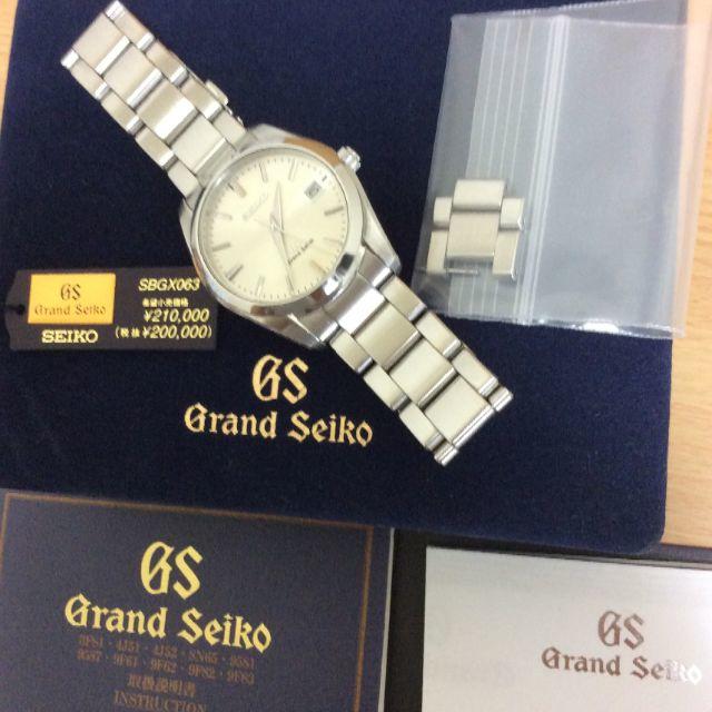 品質検査済 Grand Seiko - グランドセイコー ＳＢＧＸ０６３ 腕時計