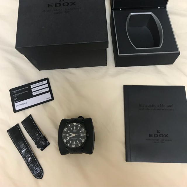 EDOX(エドックス)の週末限定最安値！ edox  エドックス  腕時計 自動巻 メンズの時計(腕時計(アナログ))の商品写真