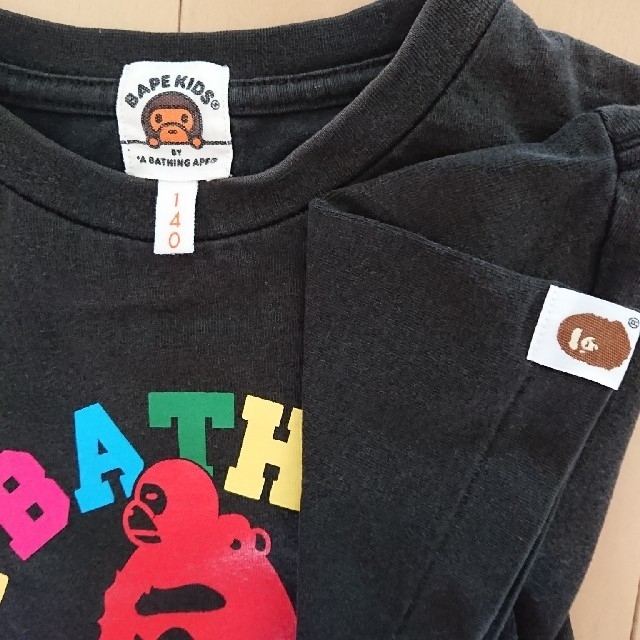 A BATHING APE(アベイシングエイプ)のA BATHING APE 140 Tシャツ キッズ/ベビー/マタニティのキッズ服男の子用(90cm~)(Tシャツ/カットソー)の商品写真