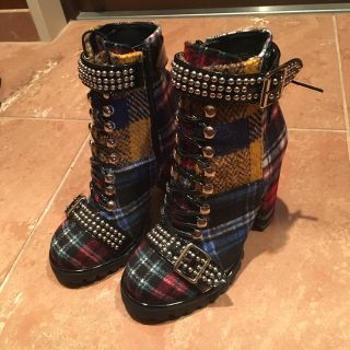 ジェフリーキャンベル(JEFFREY CAMPBELL)のジェフリーキャンベル チェックブーツ(ブーツ)