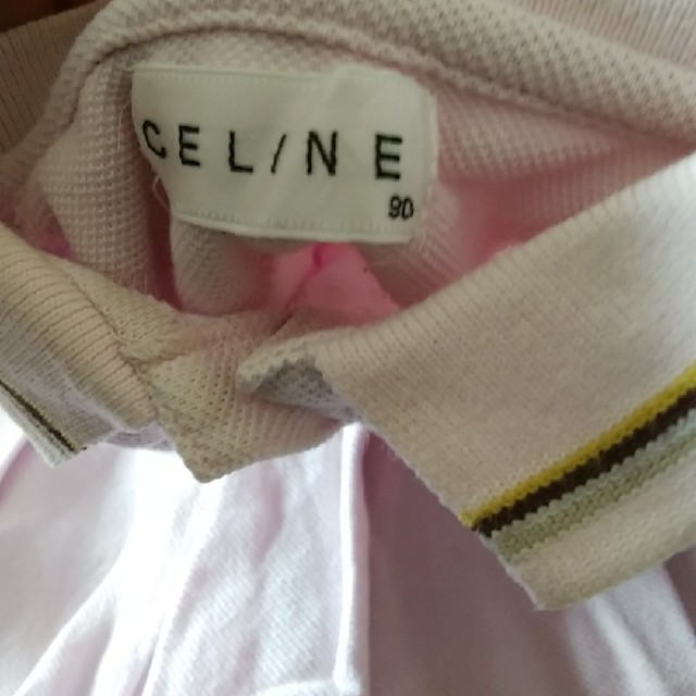 celine(セリーヌ)のセリーヌ　女の子　ポロシャツワンピース キッズ/ベビー/マタニティのキッズ服女の子用(90cm~)(ワンピース)の商品写真