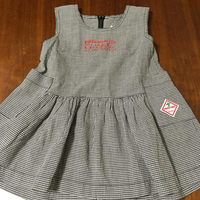 mikihouse(ミキハウス)のチエコサク ジャンパースカート キッズ/ベビー/マタニティのキッズ服女の子用(90cm~)(ワンピース)の商品写真