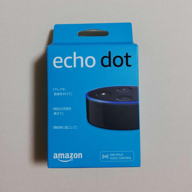 ECHO(エコー)のEcho dot エコードット amazon ブラック 新品未使用 スマホ/家電/カメラのオーディオ機器(スピーカー)の商品写真
