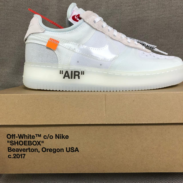OFF-WHITE - 新品 27 off white nike air force 1 low