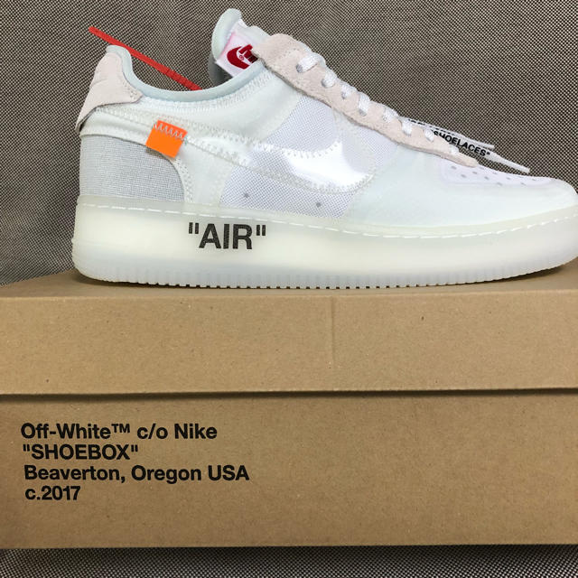 OFF-WHITE(オフホワイト)の新品 27 off white nike air force 1 low メンズの靴/シューズ(スニーカー)の商品写真