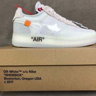 オフホワイト(OFF-WHITE)の新品 27 off white nike air force 1 low(スニーカー)