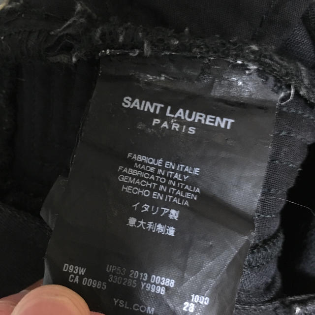 Saint Laurent(サンローラン)のサンローラン 13aw ジップバイガーデニム メンズのパンツ(デニム/ジーンズ)の商品写真