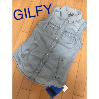 メゾンギルフィー(MAISON GILFY)の新品 GILFY デニムベスト ギルフィー BACKS moussy RODEO(ベスト/ジレ)