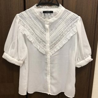 ダブルクローゼット(w closet)のwcloset ブラウス(シャツ/ブラウス(半袖/袖なし))