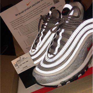 ナイキ(NIKE)のNIKE AIRMAX 97 OG QS メタリックシルバー 25.5(スニーカー)