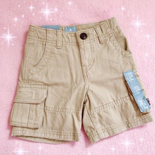 ベビーギャップ(babyGAP)の☆baby Gapベビーギャップ☆ベージュ ハーフパンツ☆80サイズ新品(パンツ)