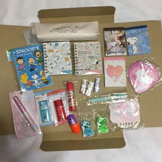 スヌーピー(SNOOPY)の半額以下！スヌーピー 文房具 セット♡(キャラクターグッズ)