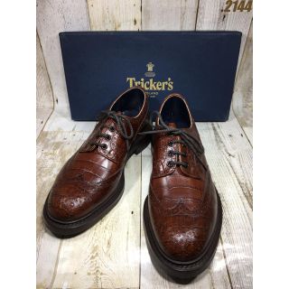 トリッカーズ(Trickers)の貴重新品 Tricker's トリッカーズ バートン クロコ UK9(ドレス/ビジネス)