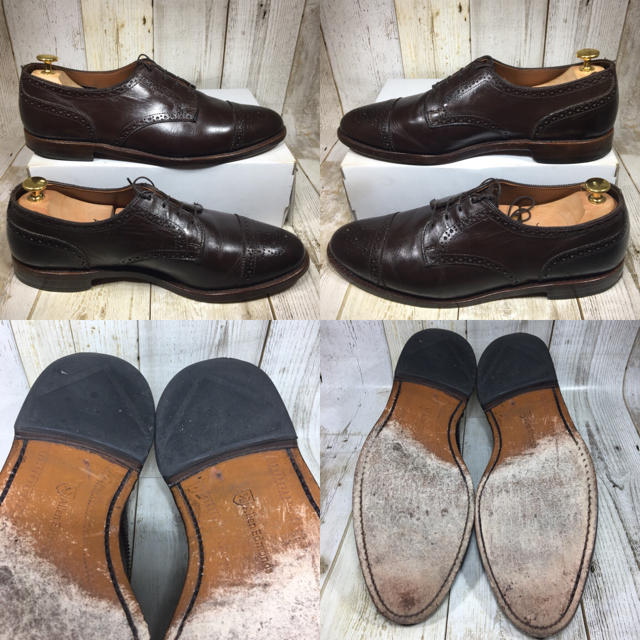 購入日本 Allen Edmonds アレンエドモンズ セミブローグ US10 28cm - 靴