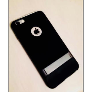 アップル(Apple)のiPhone 6 plus /6s plus ケース ブラック×グレー(iPhoneケース)