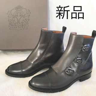 サルトル(SARTORE)の新品 日本未発売 サルトル ショートブーツ SARTORE グレー ユニセックス(ブーツ)