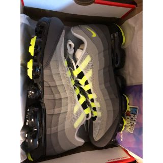 ナイキ(NIKE)の29 NIKE AIR VAPORMAX 95 OG NEON イエローグラデ(スニーカー)