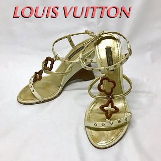 ルイヴィトン(LOUIS VUITTON)のヴィトン サンダル ウエッジソール(サンダル)