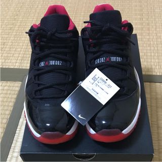 ナイキ(NIKE)のNIKE AIR JORDAN 11 LOW BRED 28.5cm ブルズ(スニーカー)